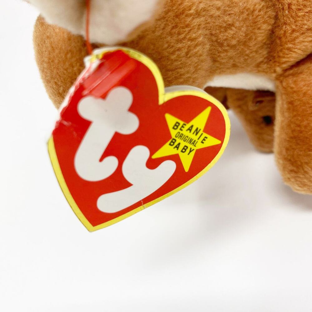 TY Vintage Kangaroo "Pouch" Beanie Baby - Picture 6 of 10